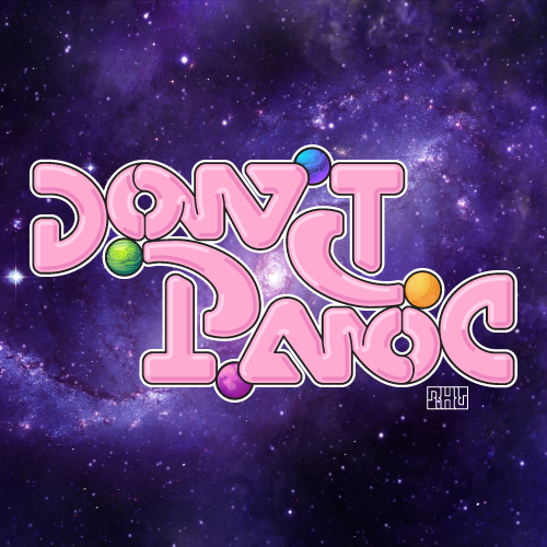 Don't Panic ambigram