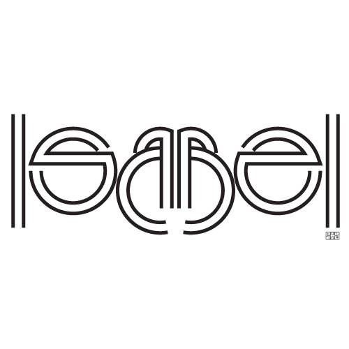 Isabel Mirror ambigram